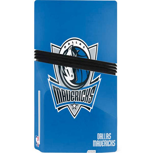 NBA Dallas Mavericks Distressed PS5 Pro Disk Console Skin