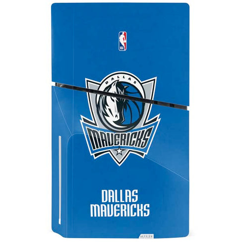 NBA Dallas Mavericks Distressed PS5 Slim Disk Console Skin