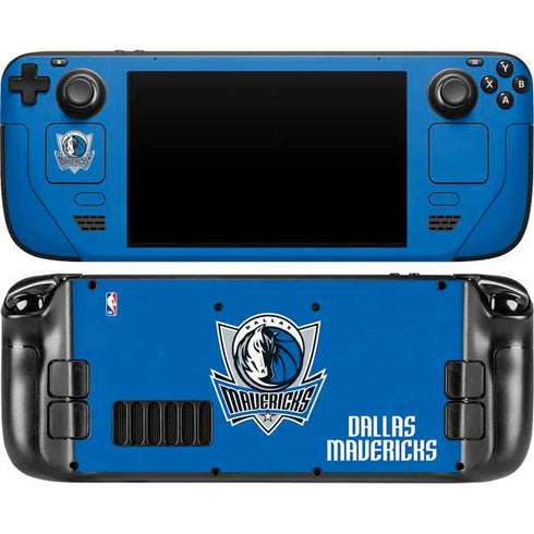 NBA Dallas Mavericks Distressed Steam Deck Handheld Gaming Computer OLED Skin