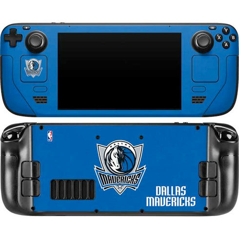 NBA Dallas Mavericks Distressed Steam Deck Handheld Gaming Computer Skin