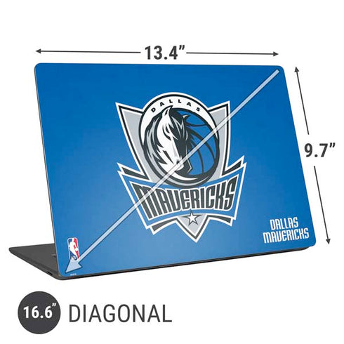 NBA Dallas Mavericks Distressed Universal Laptop 16.6in (13.4 x 9.7in) Skin