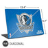 NBA Dallas Mavericks Distressed Universal Laptop 16.6in (13.4 x 9.7in) Skin
