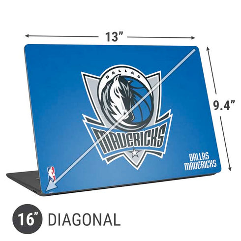 NBA Dallas Mavericks Distressed Universal Laptop 16in (13 x 9.4in) Skin