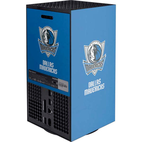 NBA Dallas Mavericks Distressed Xbox Series X Console Skin