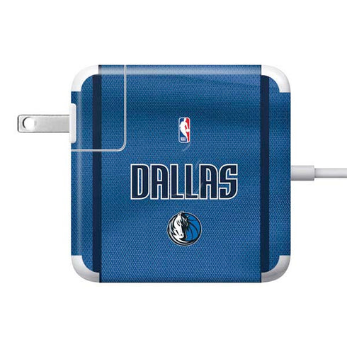 NBA Dallas Mavericks Jersey 85W Power Adapter (15 and 17 inch MacBook Pro Charger) Skin