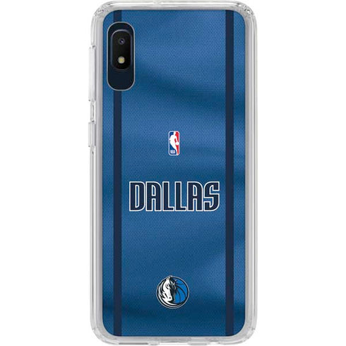 NBA Dallas Mavericks Jersey Galaxy A10e Clear Case