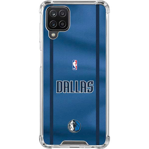 NBA Dallas Mavericks Jersey Galaxy A12 Clear Case