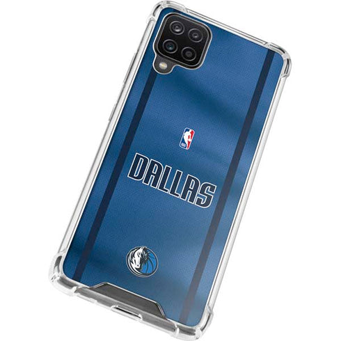 NBA Dallas Mavericks Jersey Galaxy A12 Clear Case
