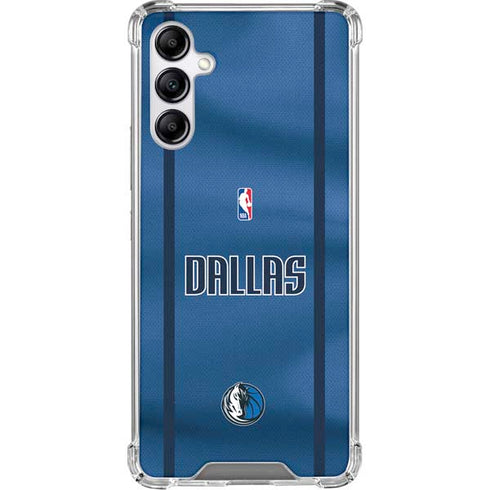NBA Dallas Mavericks Jersey Galaxy A15 5G Clear Case