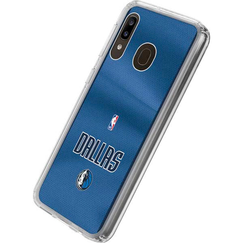NBA Dallas Mavericks Jersey Galaxy A20 Clear Case