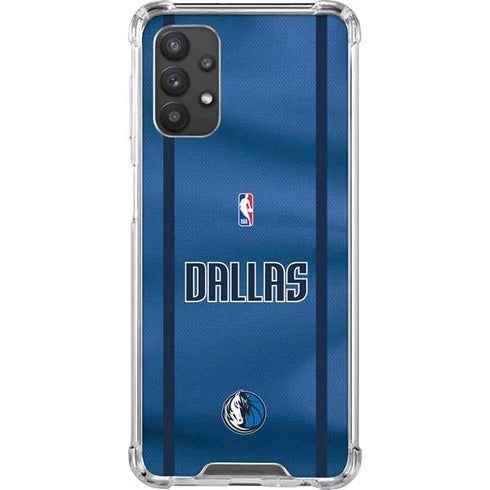 NBA Dallas Mavericks Jersey Galaxy A32 5G Clear Case