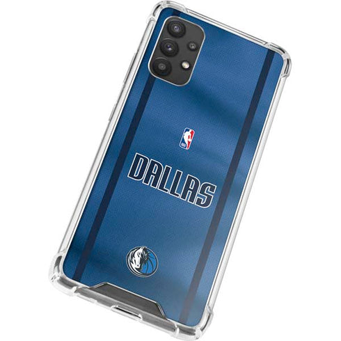 NBA Dallas Mavericks Jersey Galaxy A32 5G Clear Case