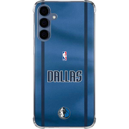 NBA Dallas Mavericks Jersey Galaxy A35 5G Clear Case