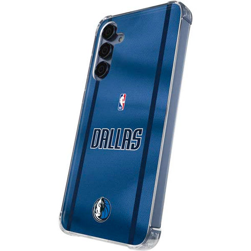 NBA Dallas Mavericks Jersey Galaxy A35 5G Clear Case