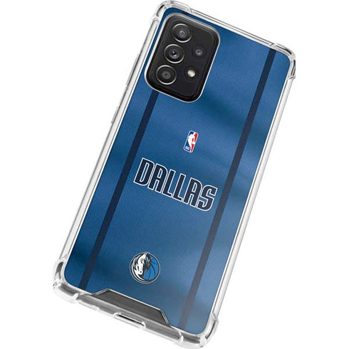NBA Dallas Mavericks Jersey Galaxy A52 5G Clear Case