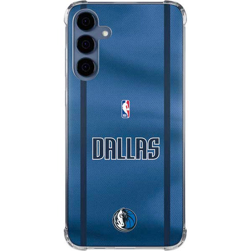 NBA Dallas Mavericks Jersey Galaxy A55 5G Clear Case