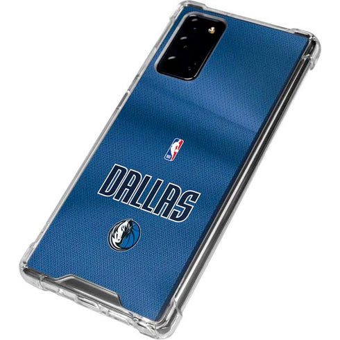 NBA Dallas Mavericks Jersey Galaxy Note20 5G Clear Case