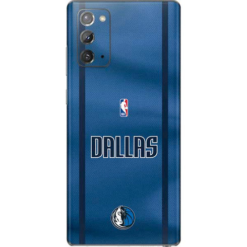 NBA Dallas Mavericks Jersey Galaxy Note20 5G Skin