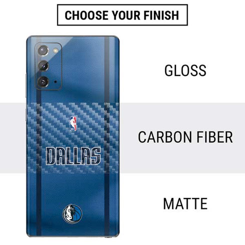 NBA Dallas Mavericks Jersey Galaxy Note20 5G Skin