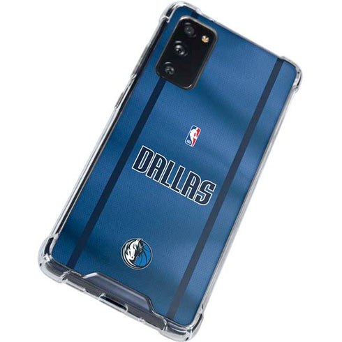 NBA Dallas Mavericks Jersey Galaxy S20 FE Clear Case