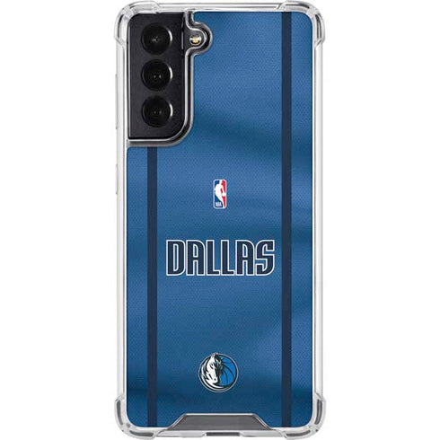 NBA Dallas Mavericks Jersey Galaxy S22 Clear Case