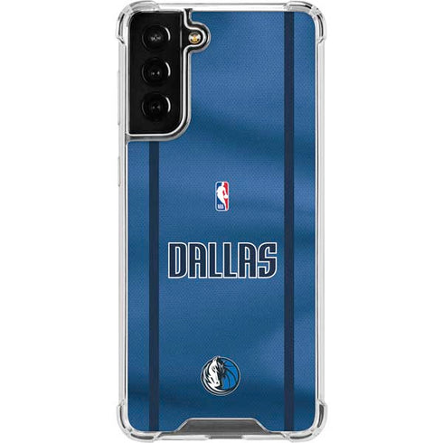NBA Dallas Mavericks Jersey Galaxy S22 Plus Clear Case