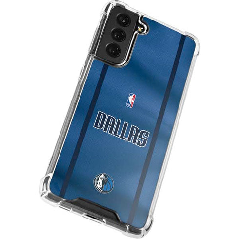 NBA Dallas Mavericks Jersey Galaxy S22 Plus Clear Case