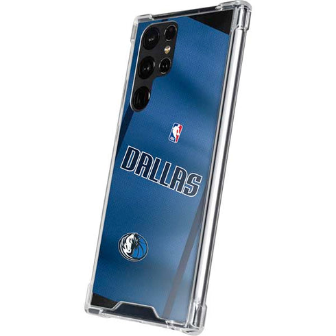 NBA Dallas Mavericks Jersey Galaxy S22 Ultra Clear Case
