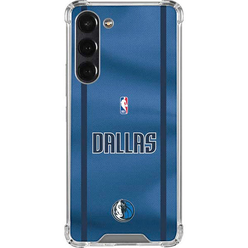 NBA Dallas Mavericks Jersey Galaxy S24 FE Clear Case