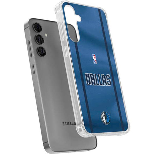 NBA Dallas Mavericks Jersey Galaxy S24 Plus Clear Case