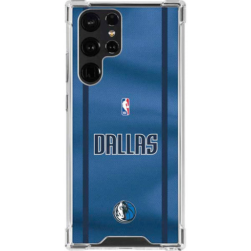 NBA Dallas Mavericks Jersey Galaxy S24 Ultra Clear Case