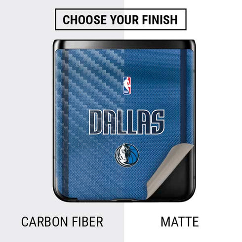 NBA Dallas Mavericks Jersey Galaxy Z Flip Skin