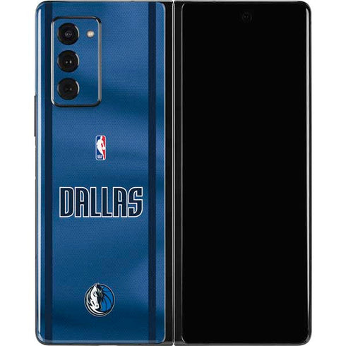 NBA Dallas Mavericks Jersey Galaxy Z Fold2 5G Skin