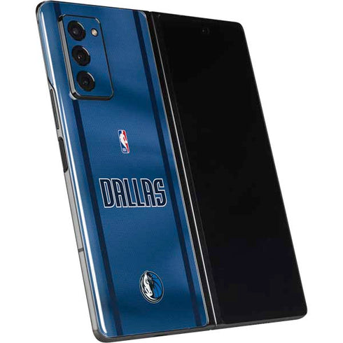 NBA Dallas Mavericks Jersey Galaxy Z Fold2 5G Skin