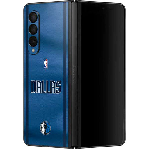 NBA Dallas Mavericks Jersey Galaxy Z Fold3 5G Skin