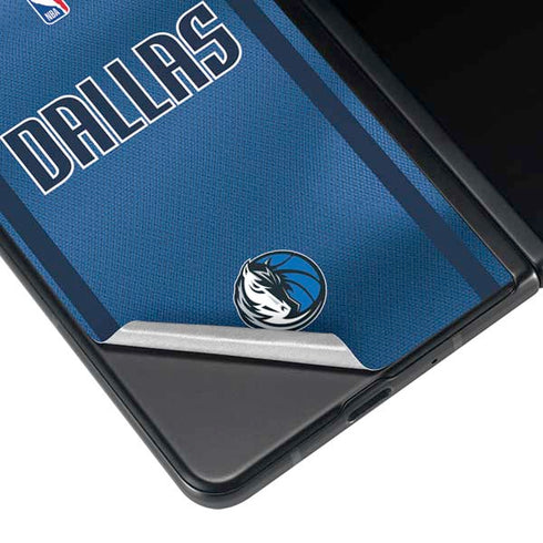 NBA Dallas Mavericks Jersey Galaxy Z Fold3 5G Skin