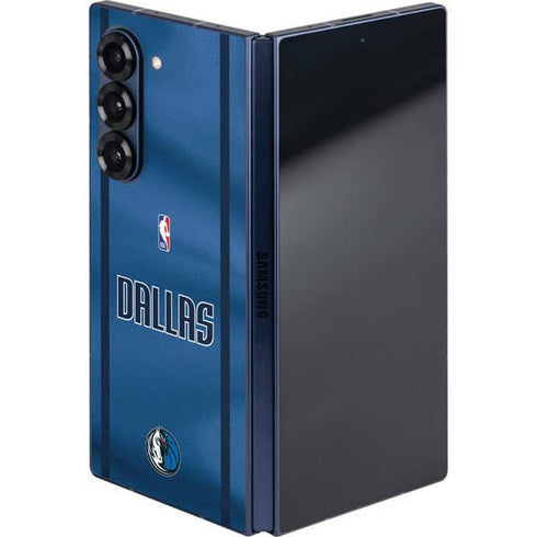 NBA Dallas Mavericks Jersey Galaxy Z Fold6 Skin