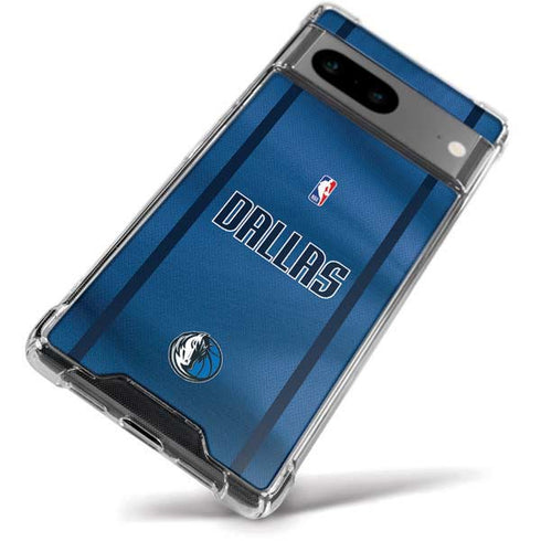 NBA Dallas Mavericks Jersey Google Pixel 8a Clear Case