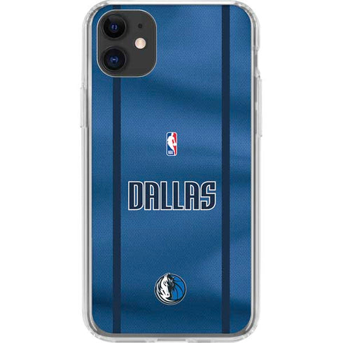 NBA Dallas Mavericks Jersey iPhone 11 Clear Case
