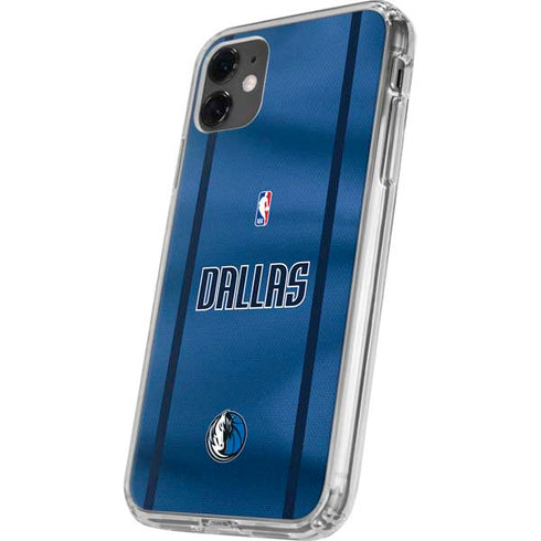 NBA Dallas Mavericks Jersey iPhone 11 Clear Case