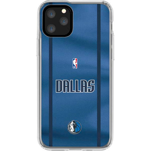 NBA Dallas Mavericks Jersey iPhone 11 Pro Clear Case