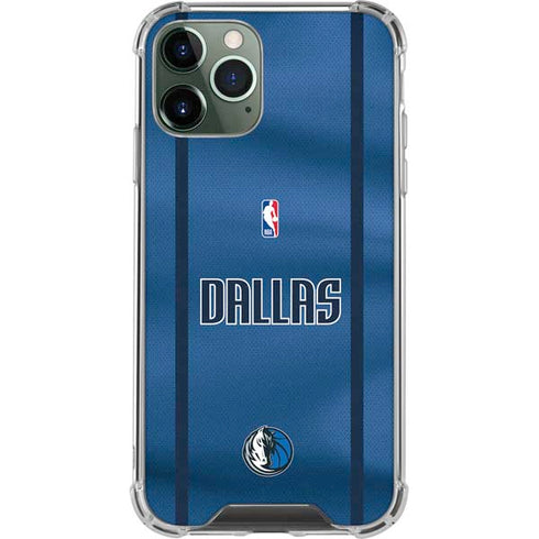 NBA Dallas Mavericks Jersey iPhone 12 Pro Clear Case