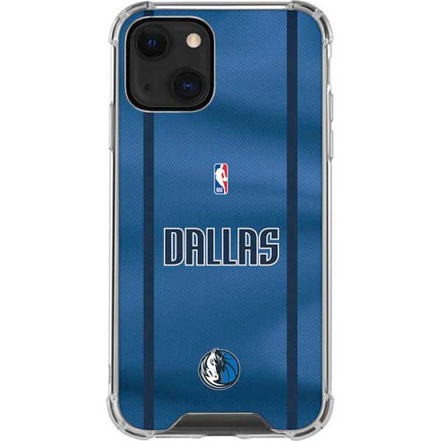 NBA Dallas Mavericks Jersey iPhone 13 Mini Clear Case