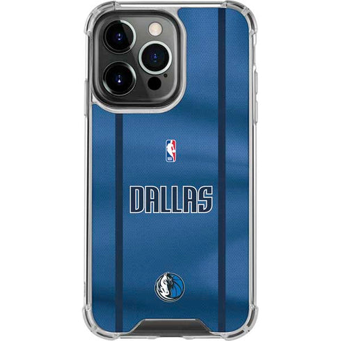 NBA Dallas Mavericks Jersey iPhone 13 Pro Clear Case