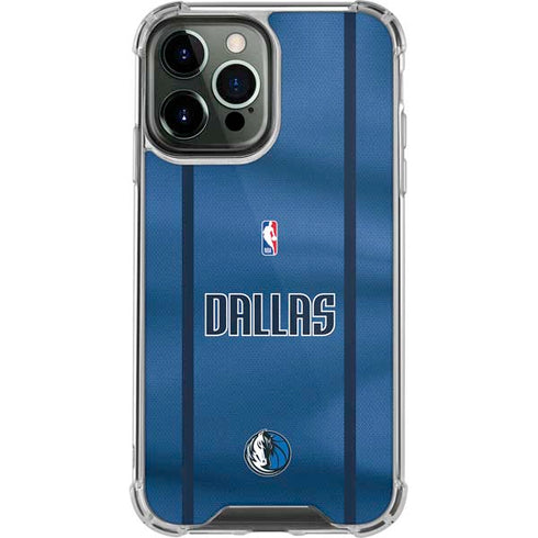NBA Dallas Mavericks Jersey iPhone 14 Pro Max Clear Case
