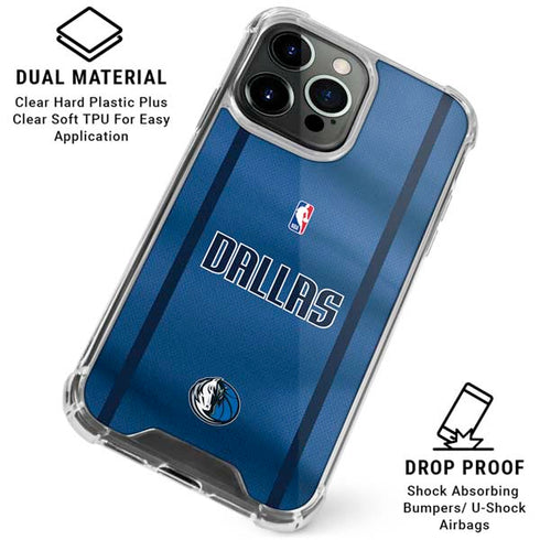 NBA Dallas Mavericks Jersey iPhone 15 Pro Max Clear Case