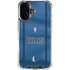NBA Dallas Mavericks Jersey iPhone 16 Plus Clear Case