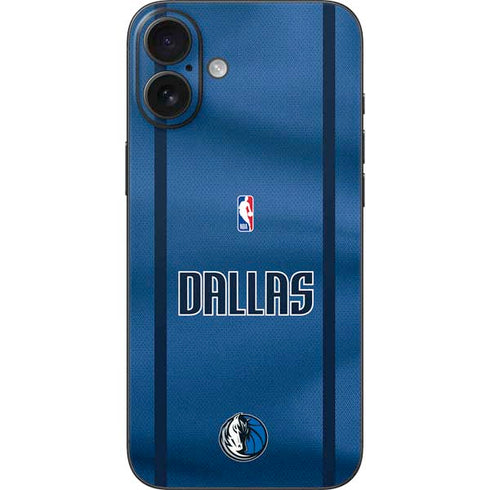 NBA Dallas Mavericks Jersey iPhone 16 Plus Skin