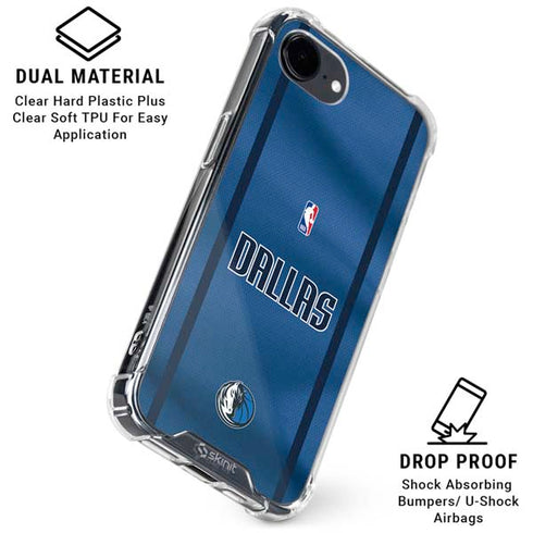 NBA Dallas Mavericks Jersey iPhone 16e Clear Case