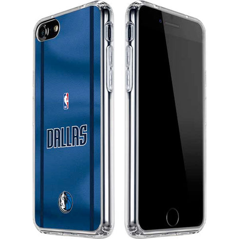 NBA Dallas Mavericks Jersey iPhone SE (2nd & 3rd Gen) Clear Case